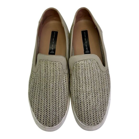 Woven Slip On Sneakers Casual Comfort Shoes - Picture 3 of 11